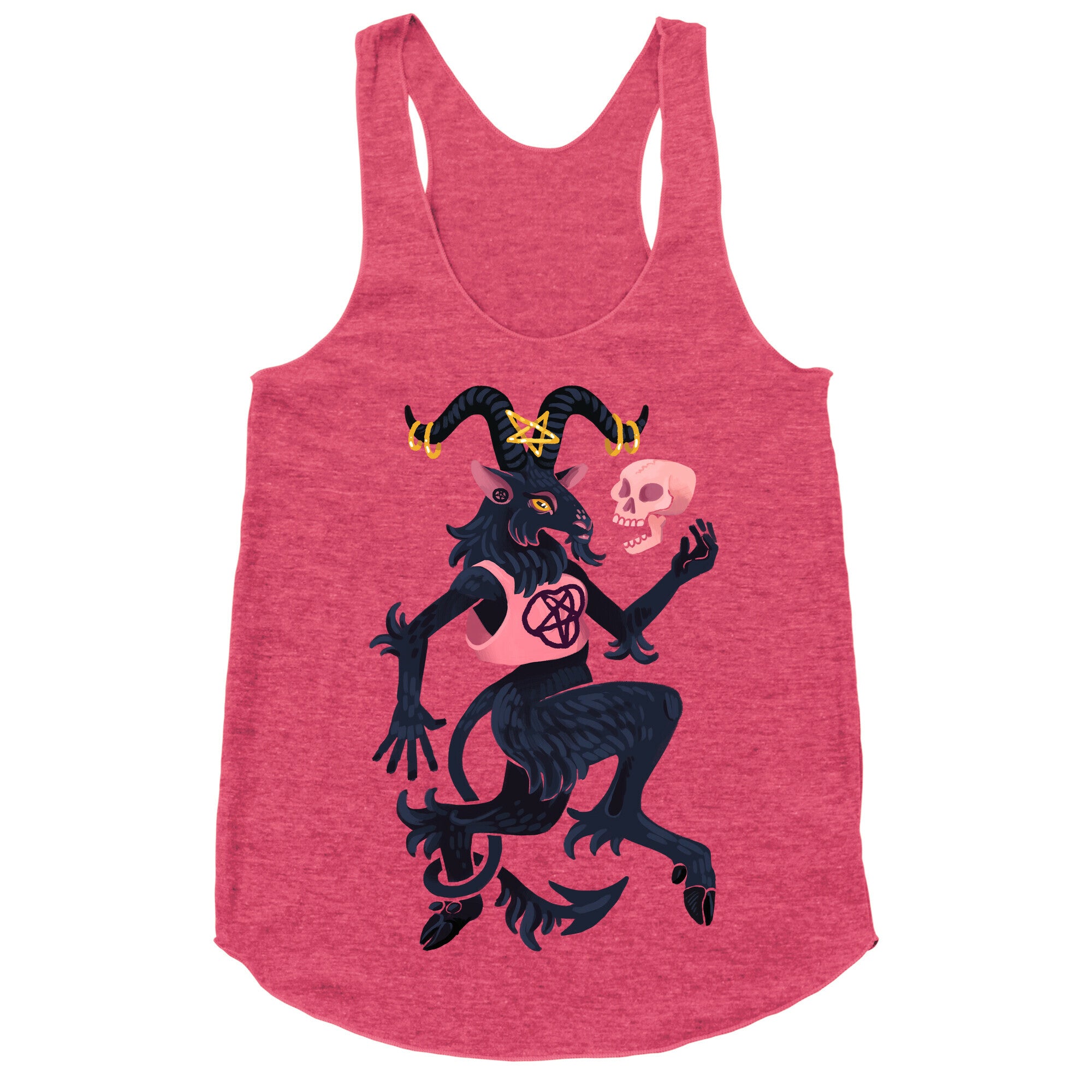 Goth Goat Racerback Tank